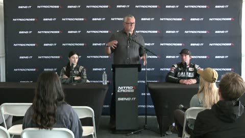 Nitrocross Phoenix Press Conference featuring Travis Pastrana, Lia Block and Chip Pankow