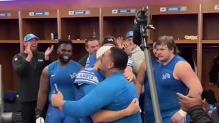 Jared Goff Locker Room Chant after NFC Wild Card Round | #Detroit #Lions #shorts