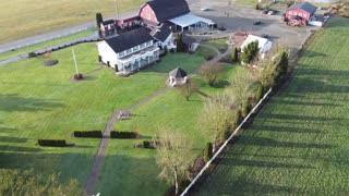 Stilly Brook Farm - aerial photography by Chuckarelei