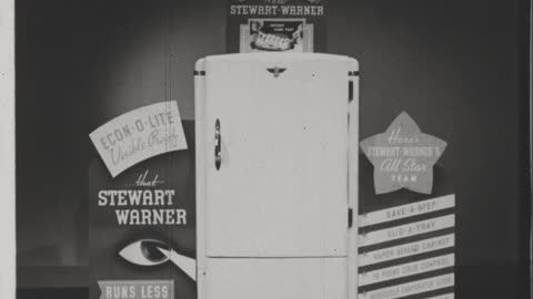 Seeing The Light, Stewart-Warner Refrigerator Advertisement (1937 Original Black & White Film)
