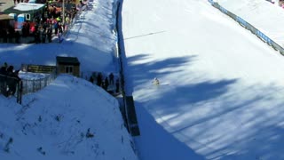 SKI JUMP HILL RECORD BREAKING CRASH | Jason Asselin