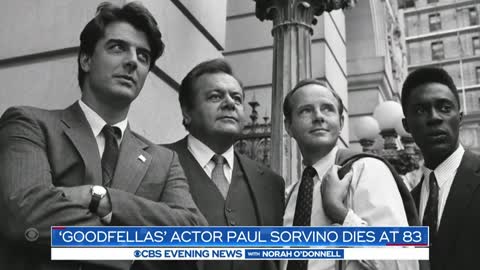 "Goodfellas" actor Paul Sorvino dies at 83