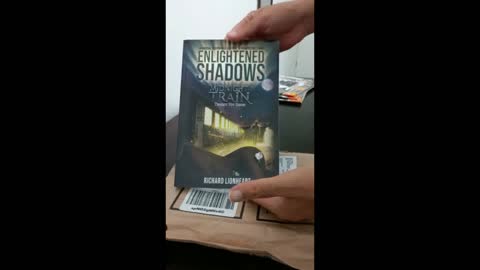 First Ever Author's Copies of "Enlightened Shadows"