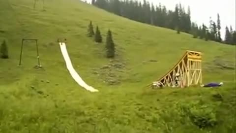 Water Slide Stunt