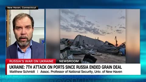 Russian drone strike hits critical Ukraine grain facility