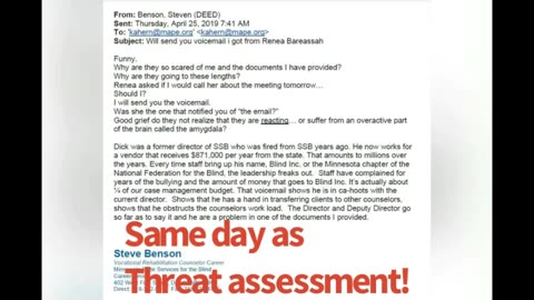 Episode 43. The Sexual Defamation of a Minnesota Whistleblowing Active Shooter. State agency lawyers, assistant attorneys general and union MAPE lawyers collude to cover up pandemic era fraud.