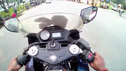 police riding bike without helmet #rideinseconds