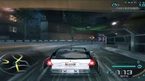 NFS Carbon - Challenge Series Bronze Checkpoint I Event Gameplay(AetherSX2 HD)