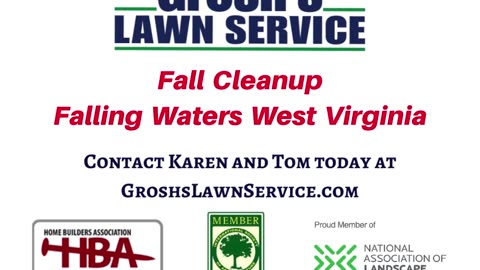 Landscape Company Falling Waters West Virginia Fall Cleanup