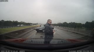 Driver Performs P.I.T Manoeuvre on Themselves