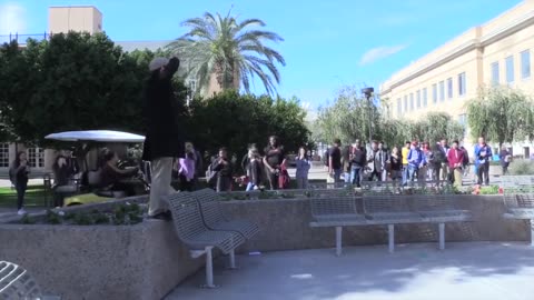 Street Preacher vs ASU _ Confronting Sin at Arizona State University - Jesse Mor