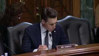 Sen. Josh Hawley to Biden's judicial nominee: "I can't believe you've been nominated for this position."