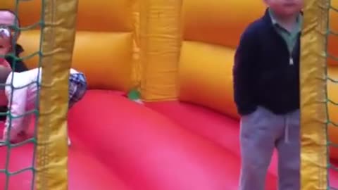 Kid is Too Cool For Bounce House and (Late Video Link Description)