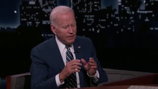 Biden to Jimmy Kimmel: "There is a lot of major things we've done..."
