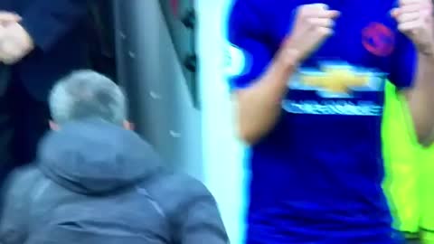 Jose Mourinho's reaction to Antonio Valencia's goal vs Middlesbrough