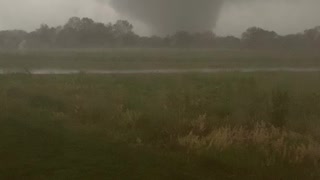 Tornado Touching Down by Home