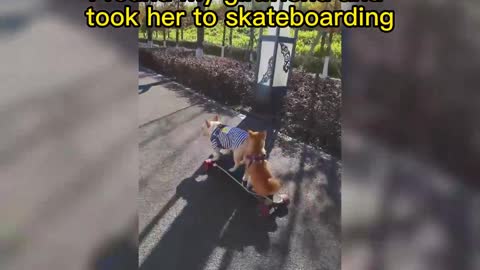 I found my girlfriend. I want to take her skateboarding