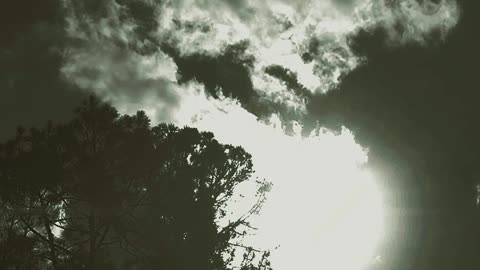 Fake Sun, Sky, and Clouds.
