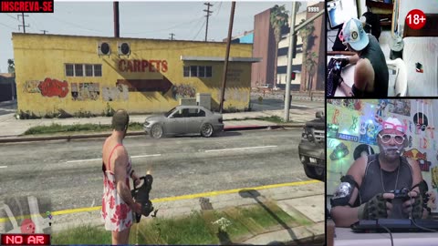 dando banho nos trausentes do GTA 5