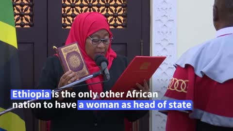 Tanzania's first woman president Samia Suluhu Hassan sworn in