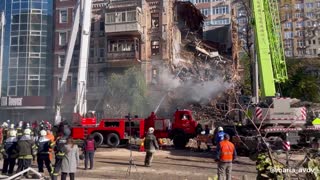 At least four dead following attack on residential building in Kyiv