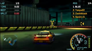 NFS Underground Rivals - Street Cross Event 6 Bronze Difficulty(PPSSP HD)