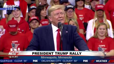 President Trump SLAMS Joe Biden at MN rally - WHERE'S HUNTER