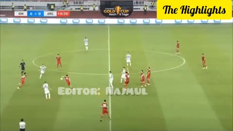 Argentina vs Indonesia match highlight