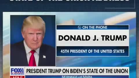 Trump Responsed to Biden's State of the union address