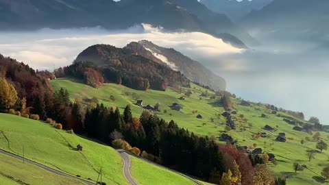 Beautiful Balcony View, Switzerland