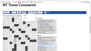 NY Times Crossword 28 Aug 23, Monday