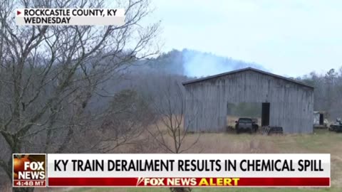 KY train derailment results in chemical spill