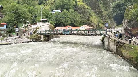 Khundal shahi waterfall in Azad Kashmir