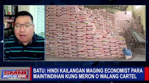 Batu: Hindi kailangan maging economist para maintindihan kung meron o walang cartel