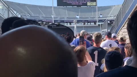 Penn State Football Team Tunnel Bever Stadium