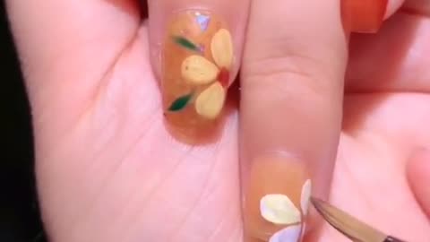 Easy Nail Art For Beginners | Nail Ideas for 2021 | Nail art design | Nail cleaning #SHORTS