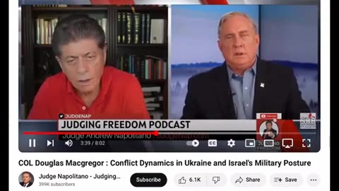 Col MacGregor on Ukraine and Israel ..