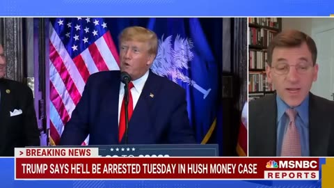 Donald trump said he will be arrested on Tuesday