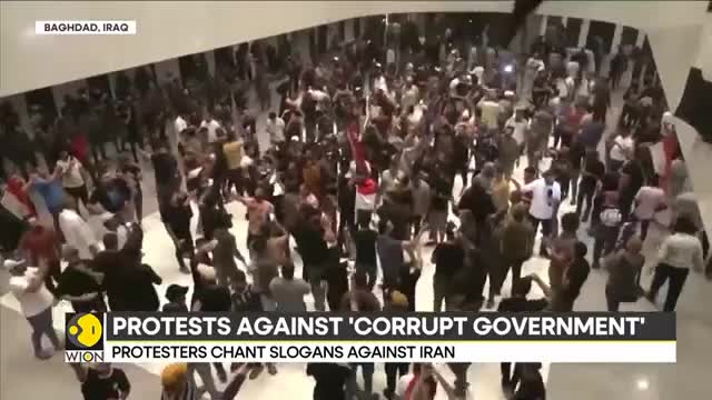 Protesters storm Iraq's parliament amid protests against 'corrupt government'