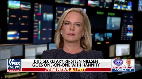 Homeland Security Secretary Kirstjen Nielsen Speaking On Hannity