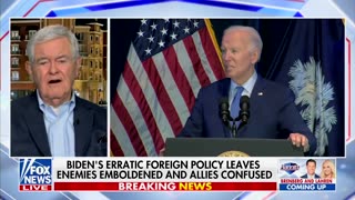 Gingrich Calls Out Biden For Foreign Policy Choices, Says He 'Refuses' To 'Recognize Reality'