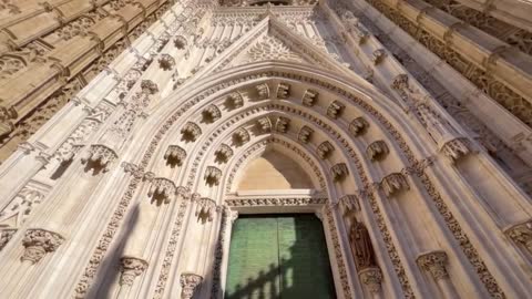Seville Cathedral, ranked in the top three of the world's ten most famous Gothic buildings,