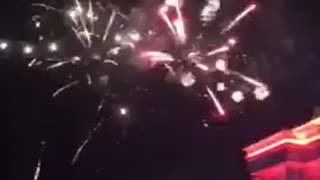 Fire works display