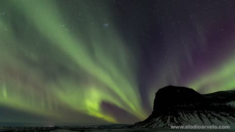 Enchanting Northern Lights in 4K __ Aurora Borealis Iceland