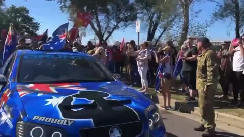 Australian Veterans join Canberra Freedom Movement