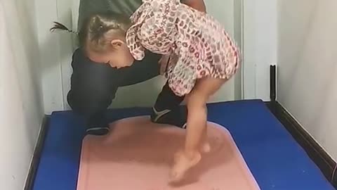 Little Athlete Girl