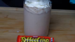 Toffee Crisp Chocolate Milkshake