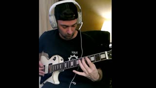 Guitar improv with a beat in with my Les Paul made