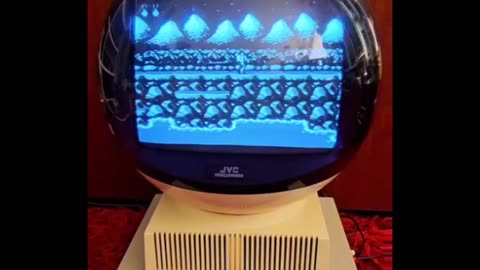 wow ! A classic video and a TV out of this world!