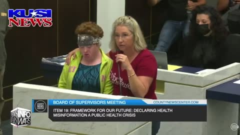 BREAKING : MOTHER CALLS SCHOOL BOARD 'DEMONS' FOR MAKING CHILDREN WEAR MASKS.. GETS HER MIC SHUT OFF